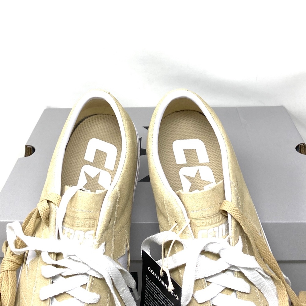 Converse One Star Pro Suede Sneakers Oat Milk Low Top Casual Men's Size A04155C - Picture 5 of 11